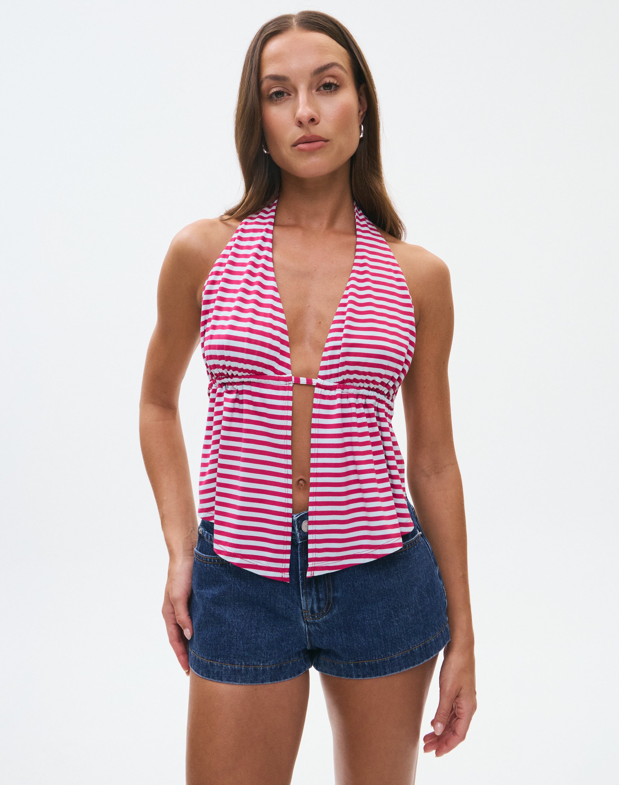 トップス SALSATION Y16Asymmetric Draped Tank Asymmetric Draped Tank | Salsation Wear – Salsation Limited