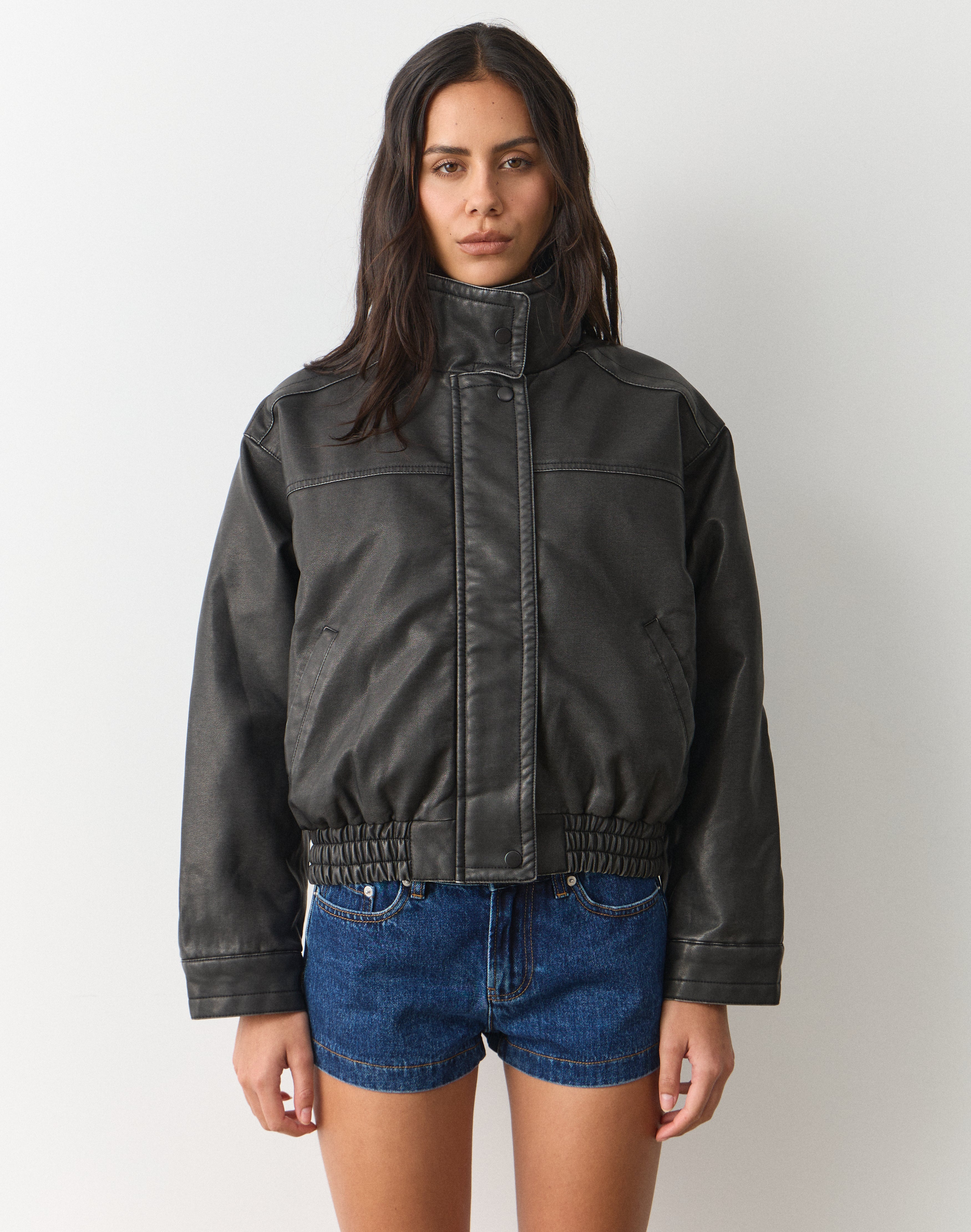 budspool FAUX LEATHER JACKET 納品書とおまけつき 1/20発売｜BUDSPOOL