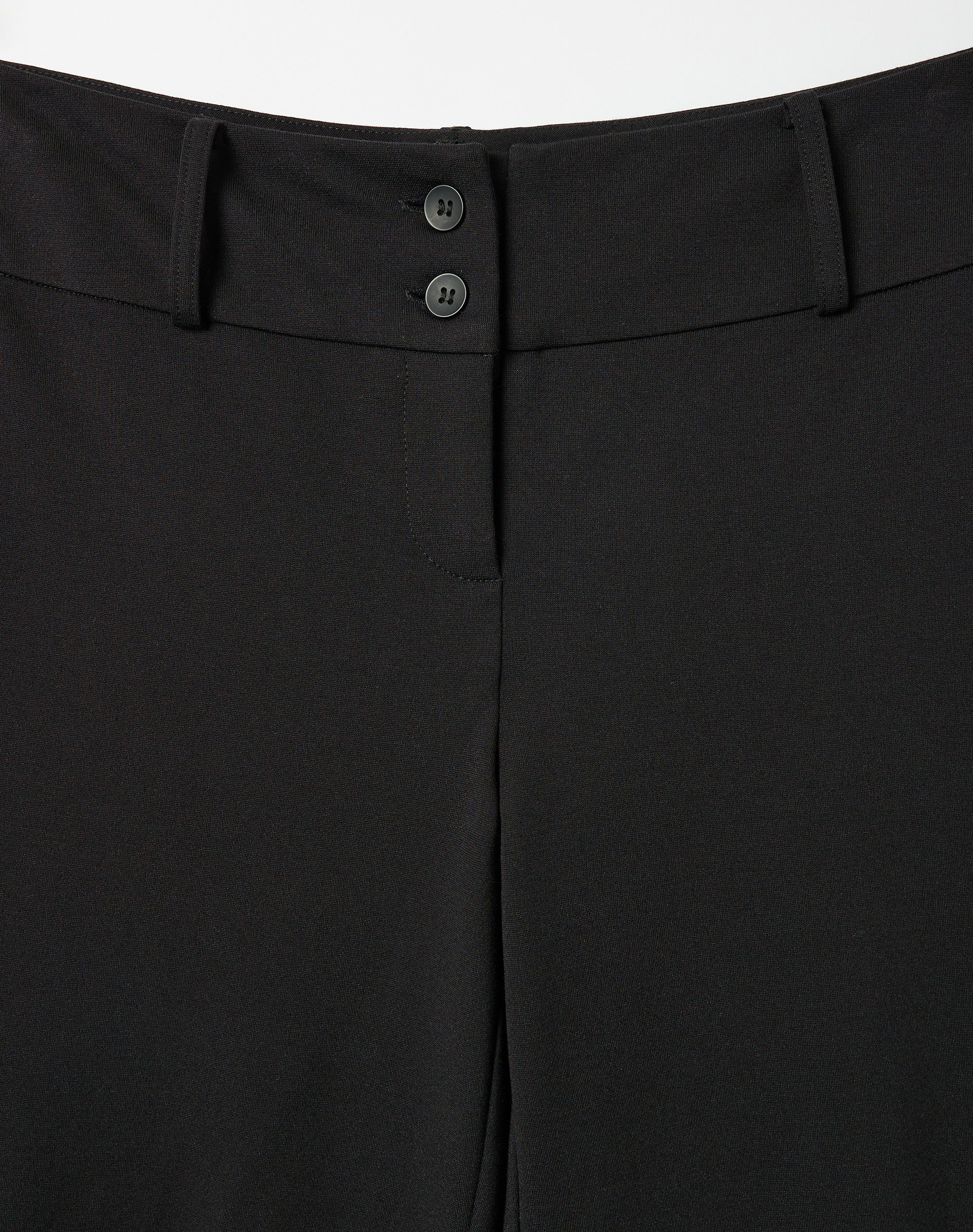 Tailored Capri Ponte Pants in Black | Glassons US