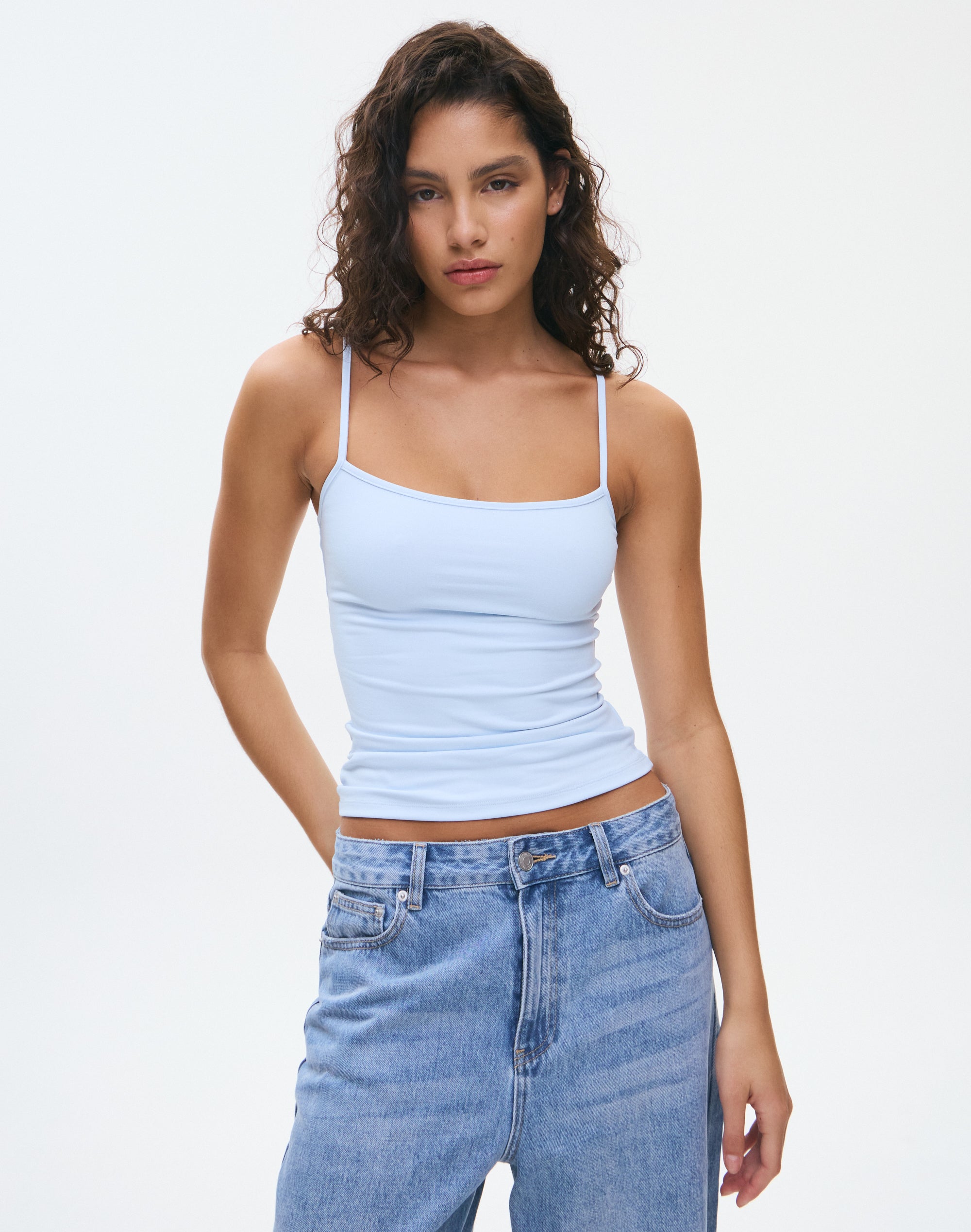 Soft Sculpt Thin Strap Cami in Skyline Shine | Glassons