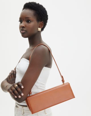Women's Small All Seasons Pu Leather Printing Classic Style Square Zipper  Shoulder Bag Crossbody Bag
