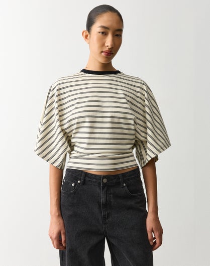 Cotton Bat Sleeve Tee