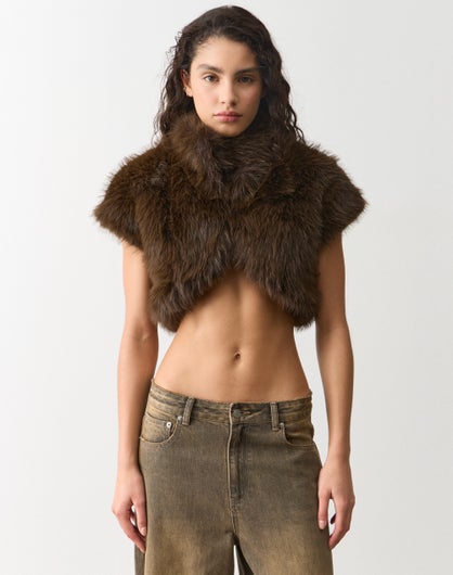 Faux Fur Bolero