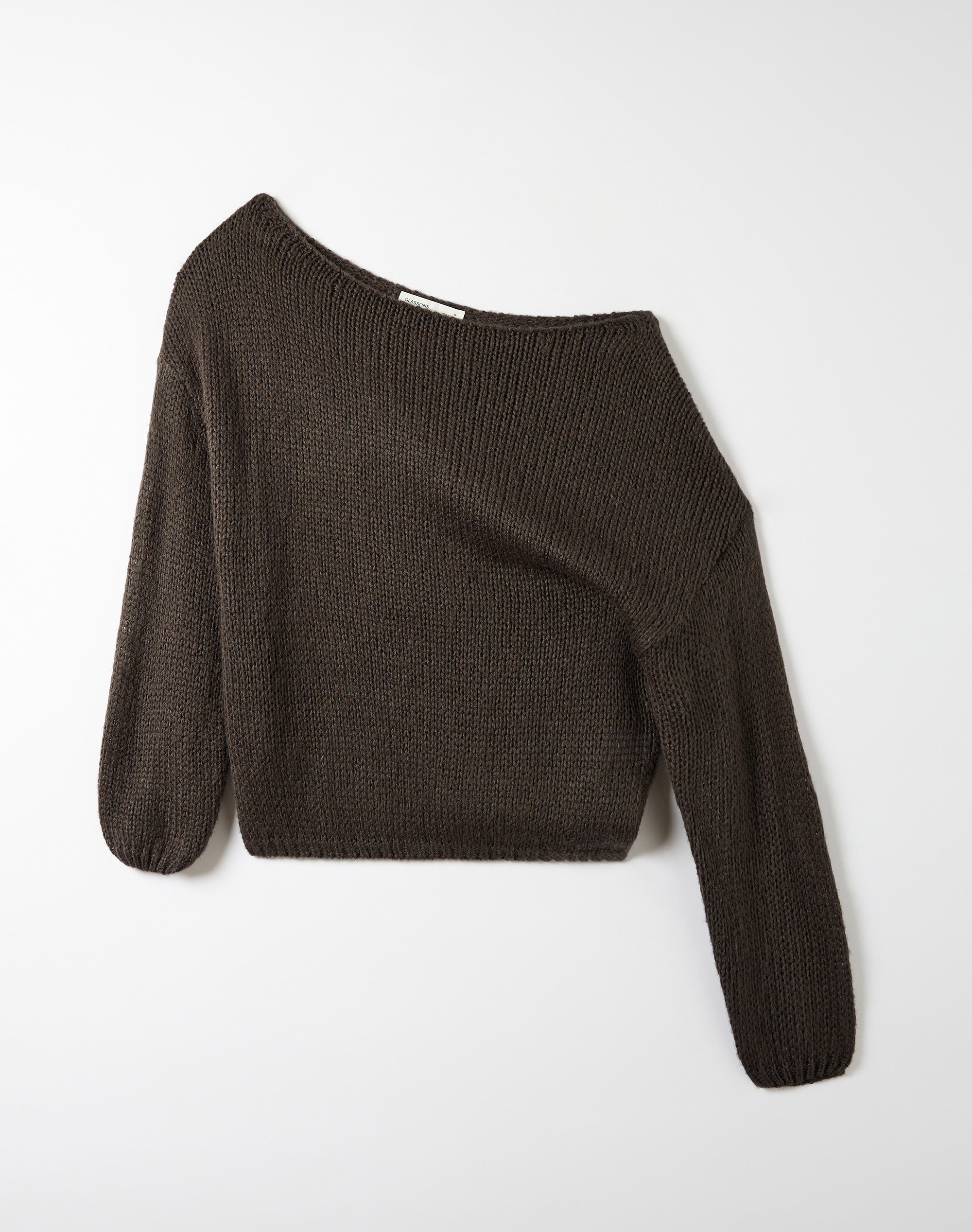 Relaxed Knit Off Shoulder Jumper in Molecule | Glassons US